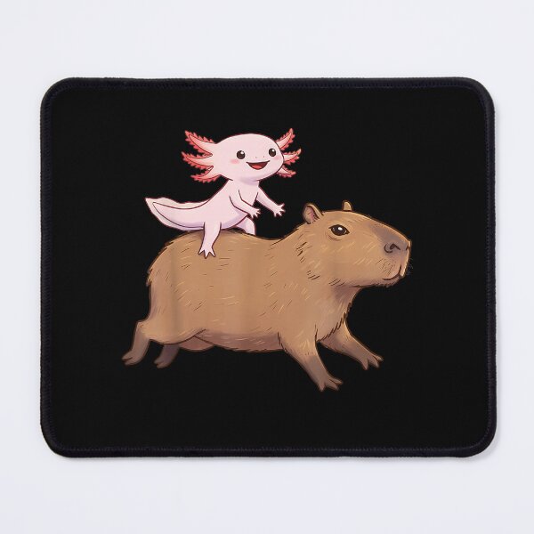 Item preview, Funny Kawaii Axolotl and Capybara Lover Kids Girls Men Women Art for Men Women Kids , Capybara Gift Lover designed and sold by DZIRI NAJAT.
