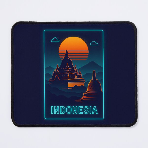 Item preview, Indonesia Neon Travel designed and sold by Thistle-TShop.