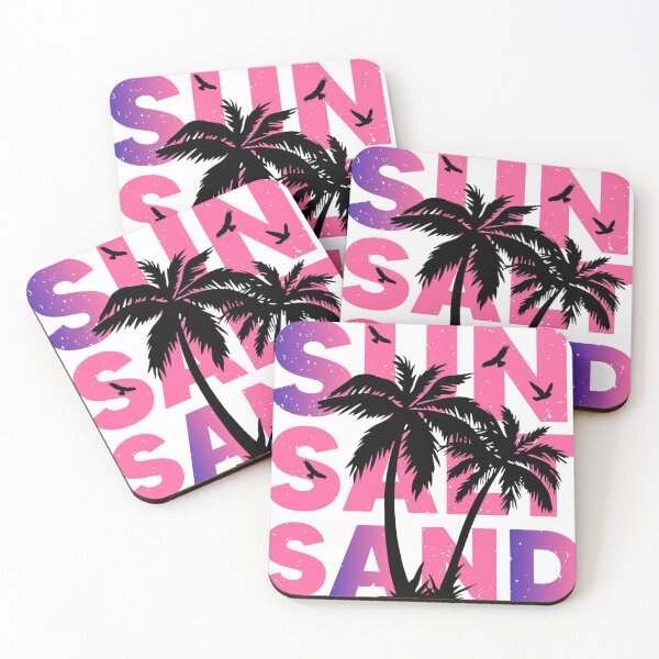 Item preview, Sun Salt Sand Beach Palm Trees designed and sold by Oniyasha.