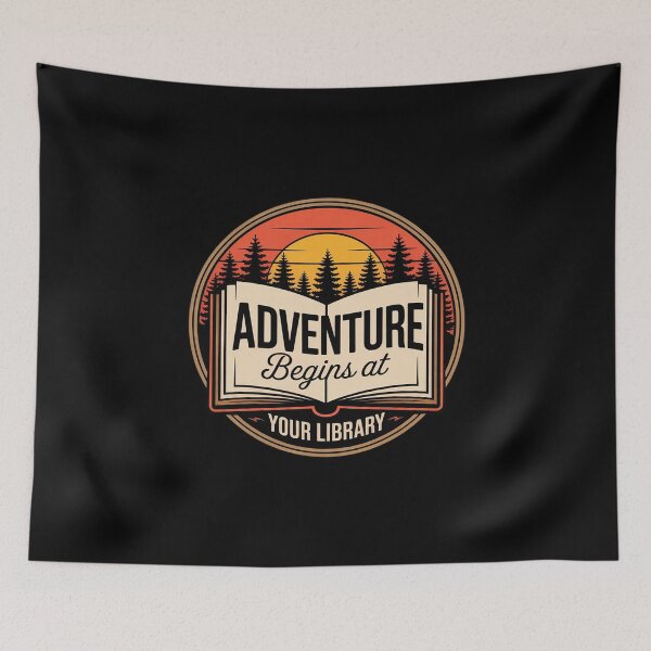Item preview, Summer Reading Program 2024 Adventure Begins at Your Library designed and sold by CombatTask.