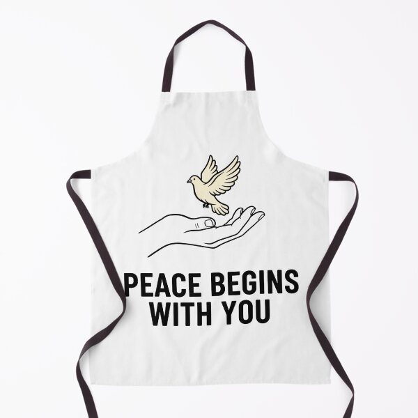Item preview, Peace Begins With You Dove Minimalist Inspirational T-Shirt, Gift For Him designed and sold by Iunova.
