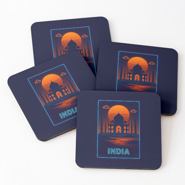 Item preview, India Neon Travel designed and sold by Thistle-TShop.