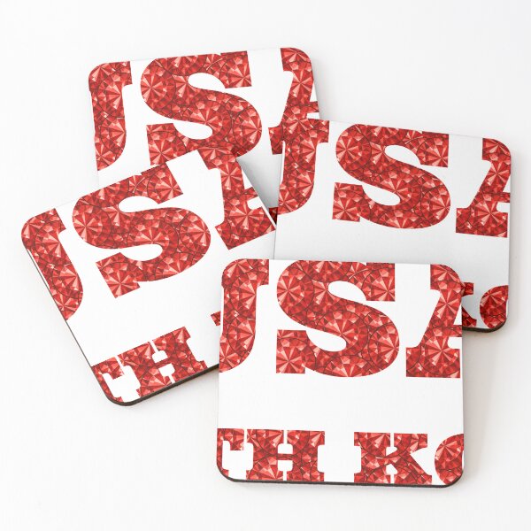 Item preview, Busan South Korea Red Rhinestone Texture designed and sold by TheIconSmith.