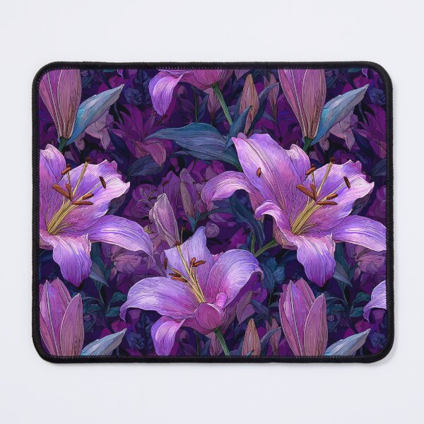 Item preview, Chic Lilies Texture - Botanical Garden Pattern - Christmas Gifts For Wife designed and sold by RoyalStarsPatts.
