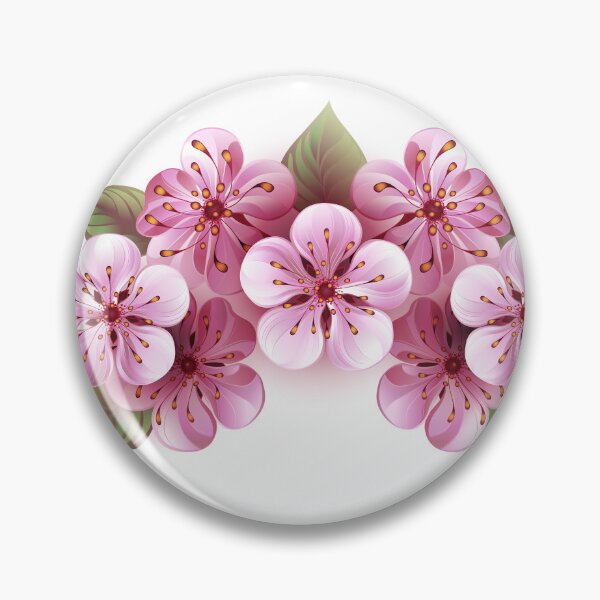 Artikelvorschau, Symmetrischer Rahmen aus rosa Kirschblüten entworfen und verkauft von Blackmoon9.