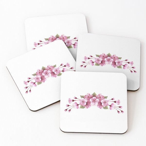 Item preview, Symmetrical frame of pink sakura designed and sold by Blackmoon9.