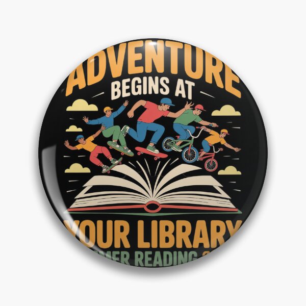 Item preview, Summer Reading Program 2024 Adventure Begins At Your Library 5 designed and sold by PowAcademy.