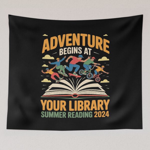 Item preview, Summer Reading Program 2024 Adventure Begins At Your Library 5 designed and sold by PowAcademy.