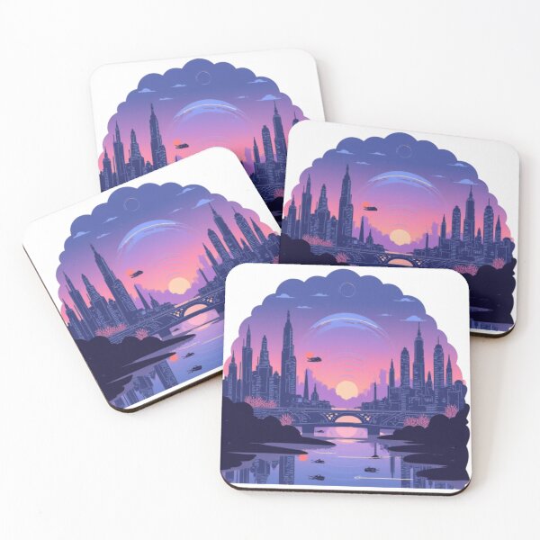 Item preview, Twilight Horizon: Ringed Metropolis designed and sold by VYRON STUDIO.