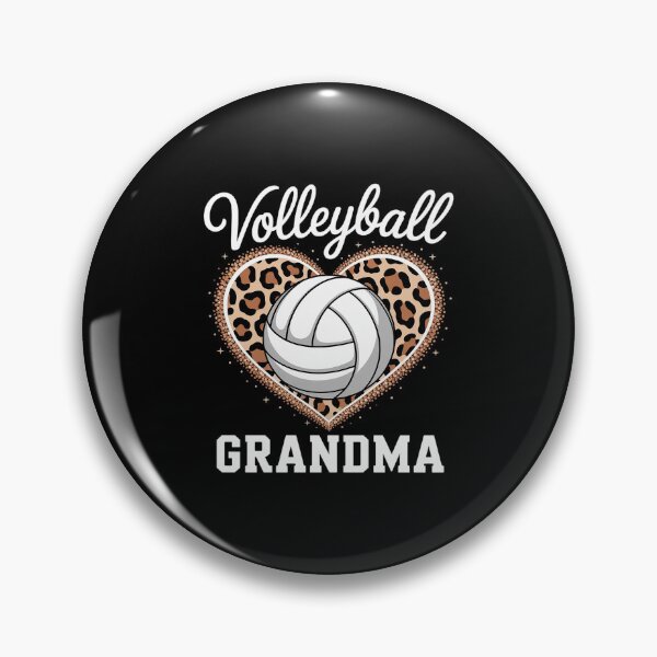 Item preview, Volleyball Grandma Leopard Heart Matching Family  designed and sold by MythWoot.
