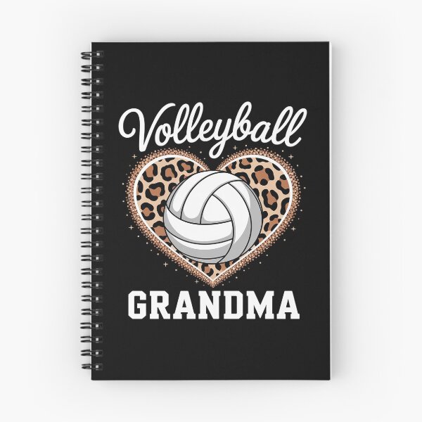 Item preview, Volleyball Grandma Leopard Heart Matching Family  designed and sold by MythWoot.