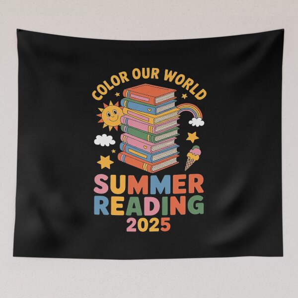 Item preview, Summer Reading Program 2025 Color Our World Book designed and sold by CombatTask.