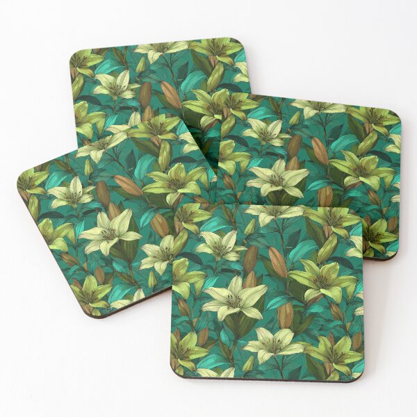 Item preview, Wild Lilies Floral  - Birth Flower Pattern  - Dads Day Gifts designed and sold by RoyalStarsPatts.