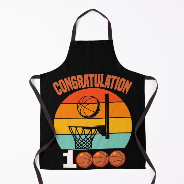 Item preview, Congratulations 1000 Basketball Sunset Sports Fan designed and sold by GrumpySableye.