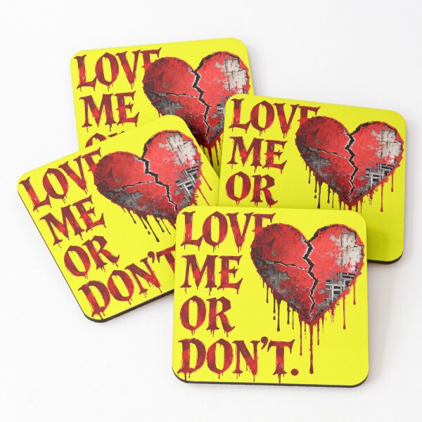 Item preview, Love Me Or Don’t – Dark Valentine Broken Heart Urban Graphic Tee designed and sold by Maximilianos.