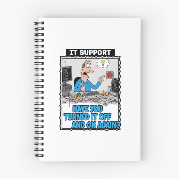 Artikelvorschau, Lustiges IT-Support-Techniker-Helpdesk-Meme entworfen und verkauft von Bright Vibe Designs.
