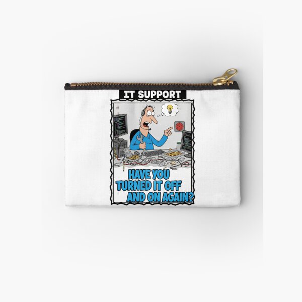 Item preview, Funny IT Support Tech Help Desk Meme designed and sold by Bright Vibe Designs.