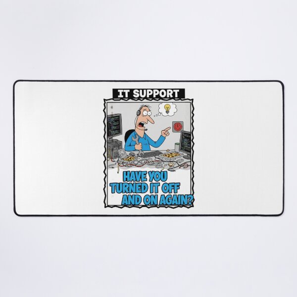 Item preview, Funny IT Support Tech Help Desk Meme designed and sold by Bright Vibe Designs.