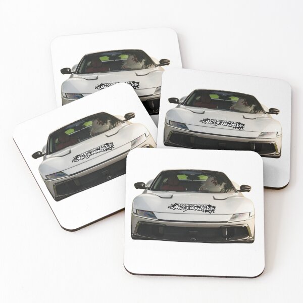 Item preview, White Sports Car with Graffiti “Need for Speed” Style Decal designed and sold by Artuer69.