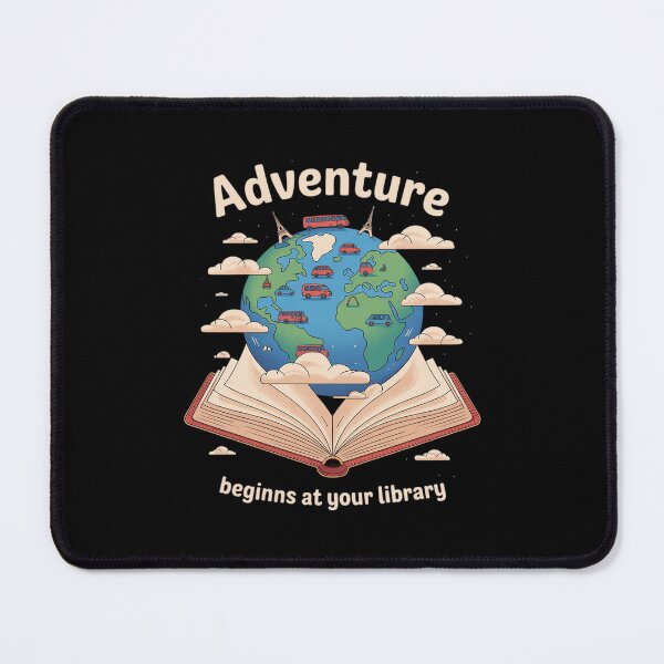 Item preview, Summer Reading Program Adventure Begins At Your Library designed and sold by CombatTask.