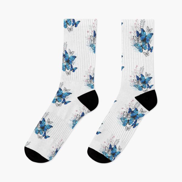 Item preview, Twigs and blue butterflies designed and sold by Blackmoon9.