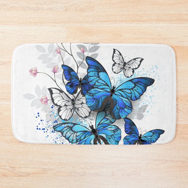 Item preview, Twigs and blue butterflies designed and sold by Blackmoon9.
