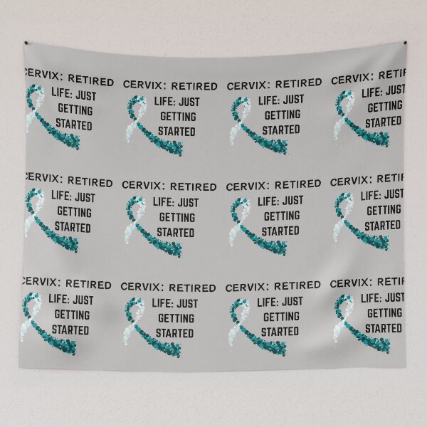 Item preview, Cervical cancer-carvical cancer awareness-Cervix Retired, I Started Living My Best Life -cervical cancer 2026 Survivor designed and sold by medoutfits.