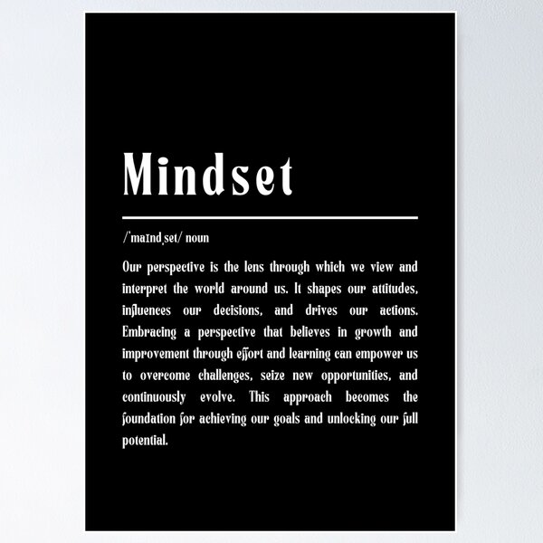 Item preview, Mindset designed and sold by Dondonmart.