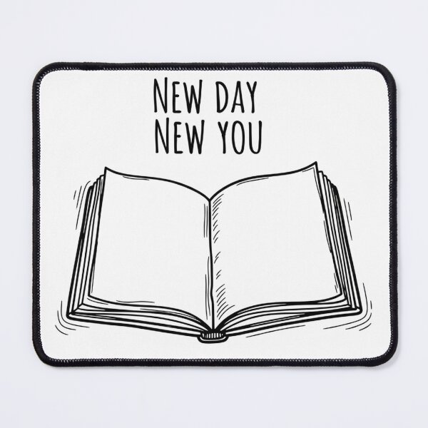 Item preview, New Day New You Doodle Notebook Sketch Journal Motivation designed and sold by INNER WINNER YOU.