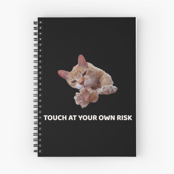 Item preview, Touch at Your Own Risk – Funny Ginger Cat with Claws Out designed and sold by MB-CatPrints.