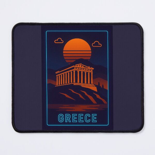 Item preview, Greece Neon Travel designed and sold by Thistle-TShop.