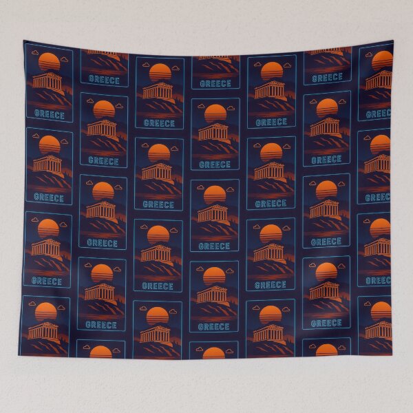 Item preview, Greece Neon Travel designed and sold by Thistle-TShop.