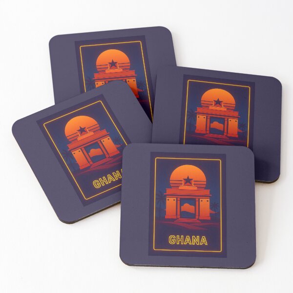 Item preview, Ghana Neon Travel designed and sold by Thistle-TShop.