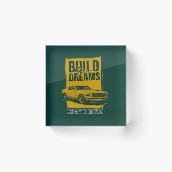 Item preview, Build Your Dreams – Vintage Muscle Car Art 1 designed and sold by VoglR.