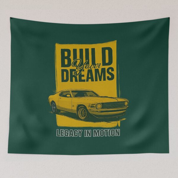Item preview, Build Your Dreams – Vintage Muscle Car Art 1 designed and sold by VoglR.