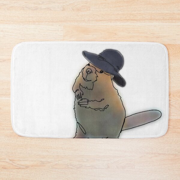 Item preview, Benny the Beaver in a sun Hat – animalzinhats designed and sold by Ashley’sAnimalz.