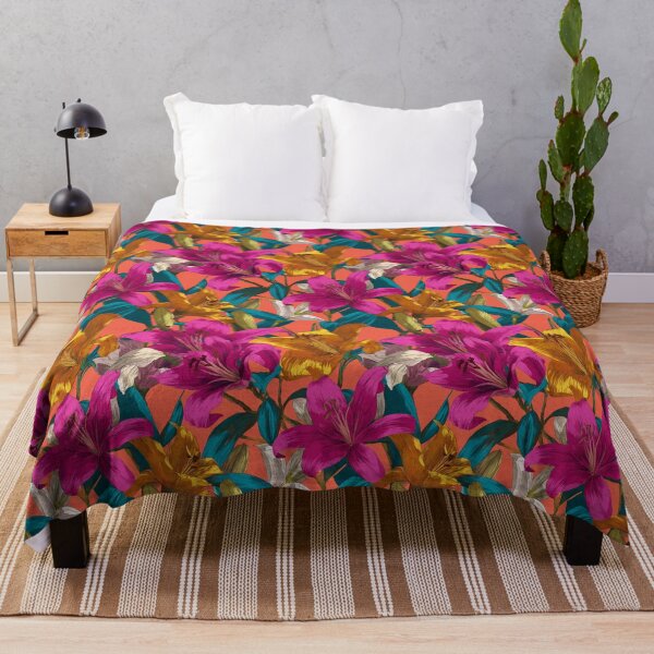 Item preview, Wild Lilies Flower - Flower Bouquet Pattern - Gifts For Boyfriend designed and sold by RoyalStarsPatts.