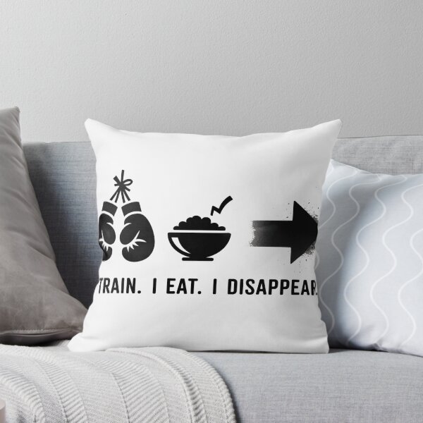 Item preview, I Train. I Eat. I Disappear. – Fighter Meme Street Art designed and sold by WSPrintCrafter.