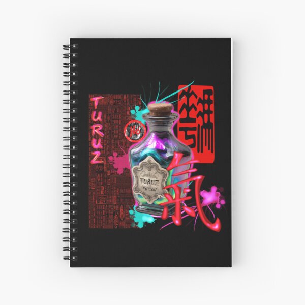 Item preview, Magic Potion - Glowing Neon Turuz Mystical Elixir Bottle designed and sold by Italian Ink Studio.