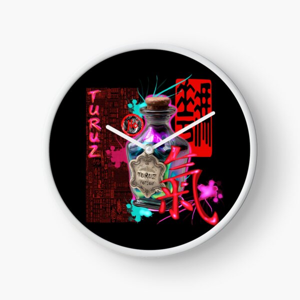 Item preview, Magic Potion - Glowing Neon Turuz Mystical Elixir Bottle designed and sold by Italian Ink Studio.