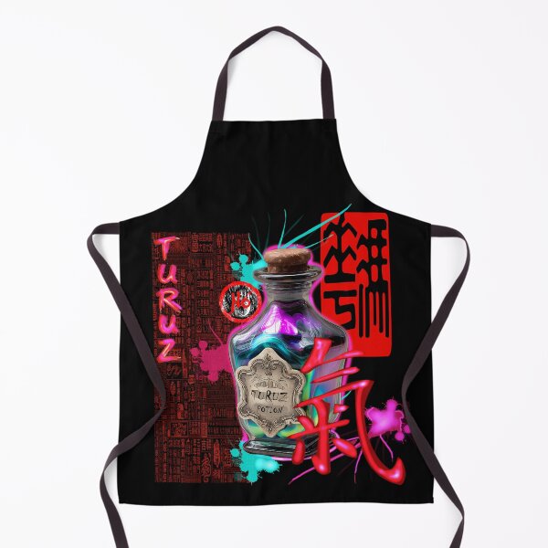 Item preview, Magic Potion - Glowing Neon Turuz Mystical Elixir Bottle designed and sold by Italian Ink Studio.