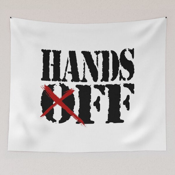 Item preview, HANDS OFF - CROSSED designed and sold by konohadesign.