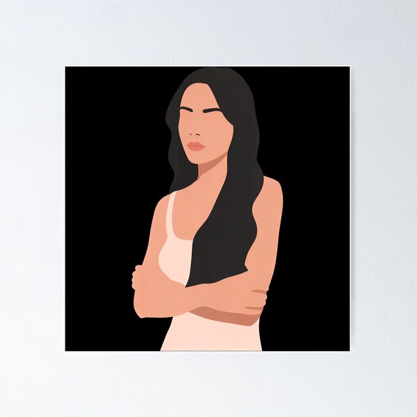 Item preview, Olivia Rodrigo Lineless Illustration designed and sold by dsxclothing.