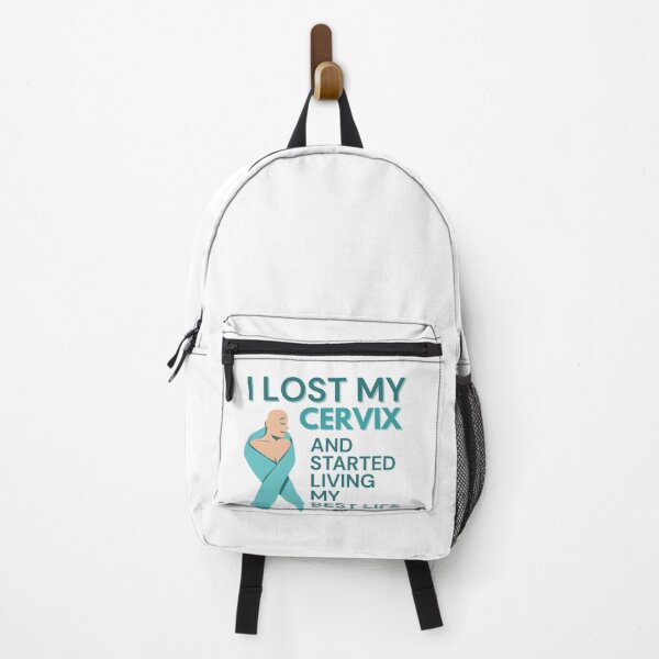 Item preview, I Lost My Cervix-Living My Best Life - Teal Ribbon -Cervical Cancer Survivor  designed and sold by medoutfits.