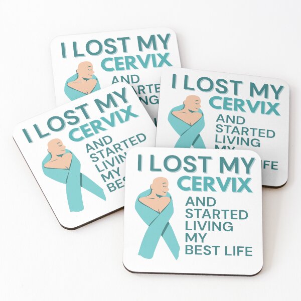 Item preview, I Lost My Cervix-Living My Best Life - Teal Ribbon -Cervical Cancer Survivor  designed and sold by medoutfits.