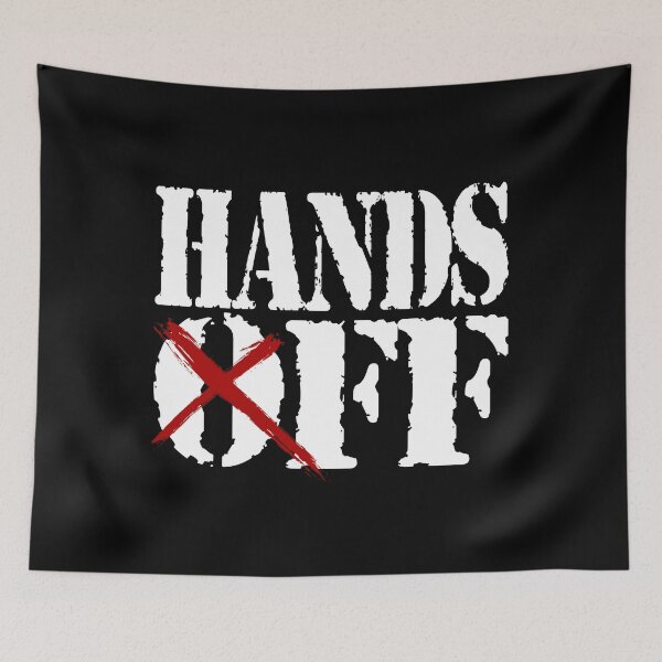 Item preview, HANDS OFF - CROSSED designed and sold by konohadesign.