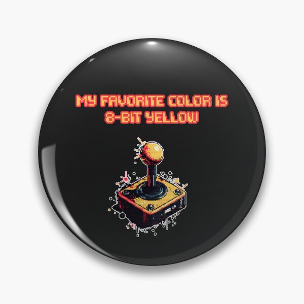 Item preview, My Favorite Color Is 8 Bit Yellow Retro Gamer Art designed and sold by Repulsiveblock.