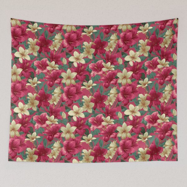 Item preview, Unique Lilies  - Botanical Garden Pattern  - Gifts For Dad designed and sold by RoyalStarsPatts.
