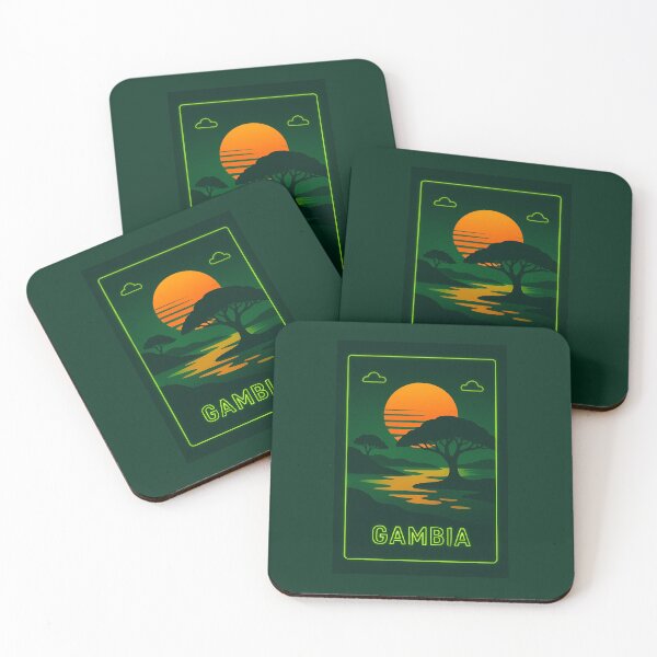 Item preview, Gambia Neon Travel designed and sold by Thistle-TShop.