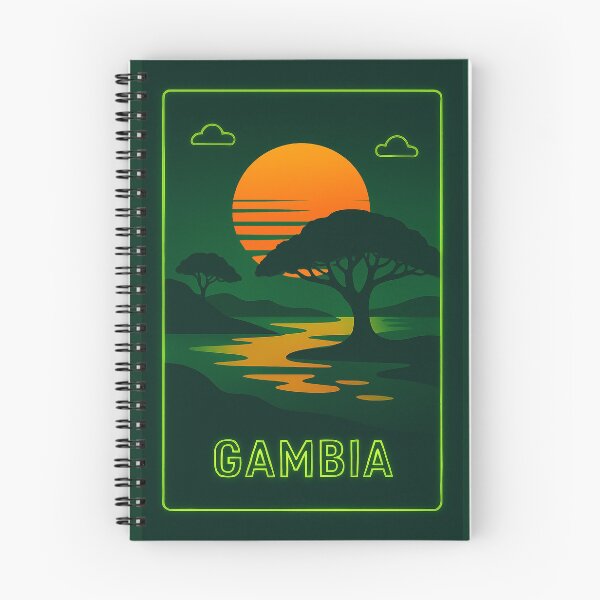 Item preview, Gambia Neon Travel designed and sold by Thistle-TShop.